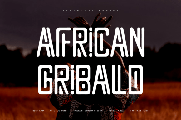 African Gribald Font for Handmade Creations