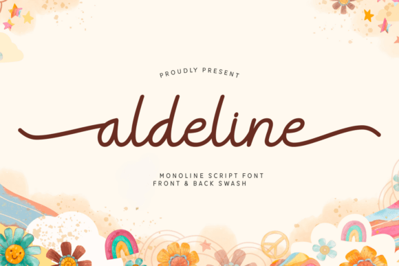 Aldeline: A Script Font for Elegant Editorial Design