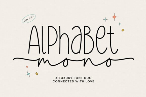 Alphabet Mono Duo for Web Design Projects