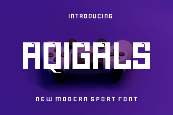 Aqigals Font for Modern Web Design
