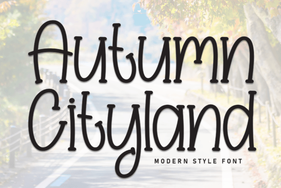 Autumn Cityland: A Serif Font for Thoughtful Design