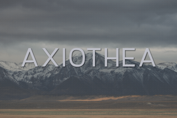 Axiothea: A Modern Sans Serif Font for Craft Creations