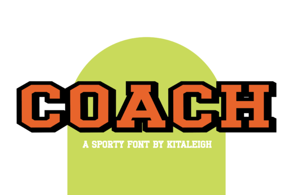 Coach Font: A Bold Serif for Web Design
