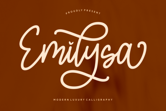 Emilysa: A Stylish Script Font for Polished Branding