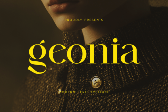 Geonia Serif Font for Modern Editorial Design