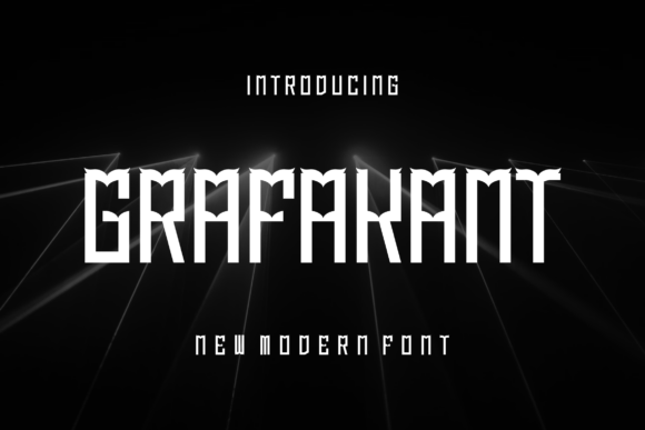 Grafakant Font for Modern Editorial Design