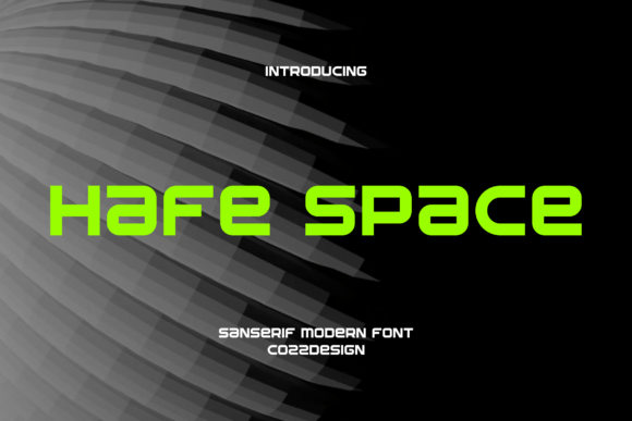 Hafespace: A Bold Sans Serif Font for Modern Branding