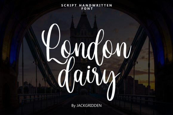 London Dairy Font for Handmade and Commercial Designs