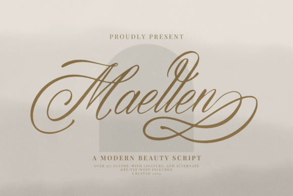 Maelten Script Font for Handmade Creations