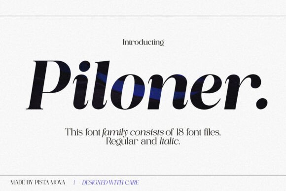 Piloner Font for Professional Branding