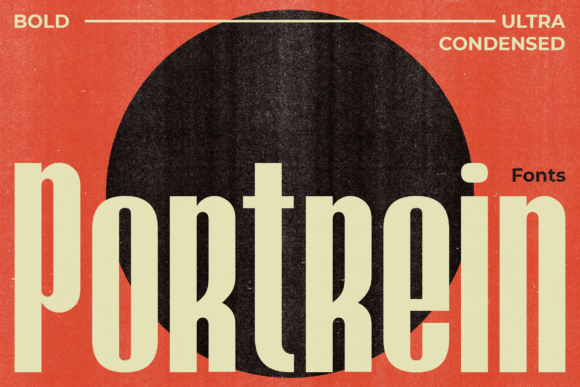 Portrein: A Bold Sans Serif Font for Modern Branding