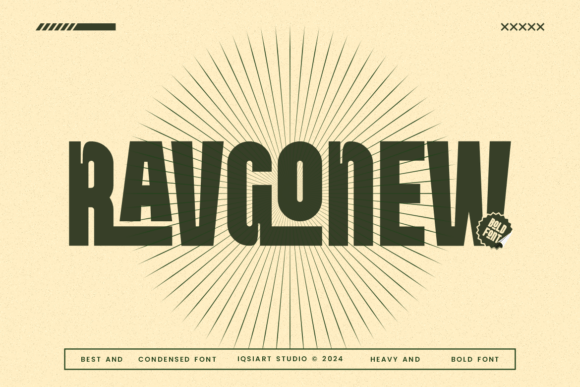 Ravgonew: A Bold Sans Serif Font for Eye-Catching Campaigns