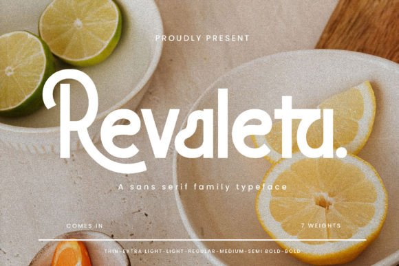 Revaleta: A Modern Sans Serif Font for Editorial Design