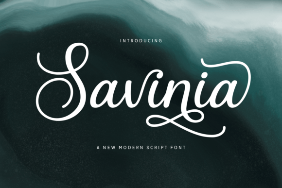 Savinia: A Bold Script Font for Creative Makers
