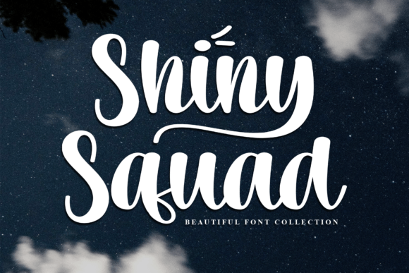 Shiny Squad Font for Bold Editorial Design