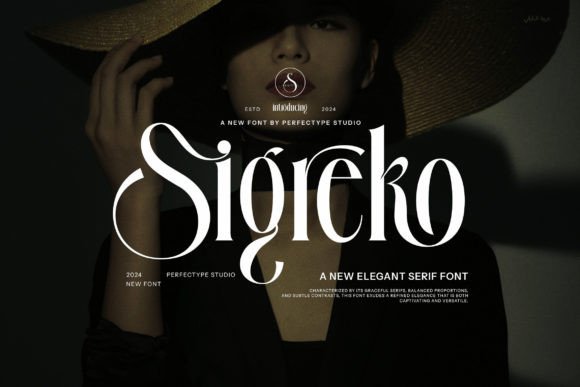 Sigreko Serif Font for Handmade Creations