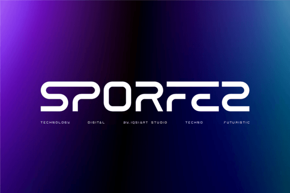 Sporfez: A Modern Sans Serif Font for Tech-Inspired Web Design