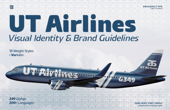 Ut Airlines Font for Handmade Creations