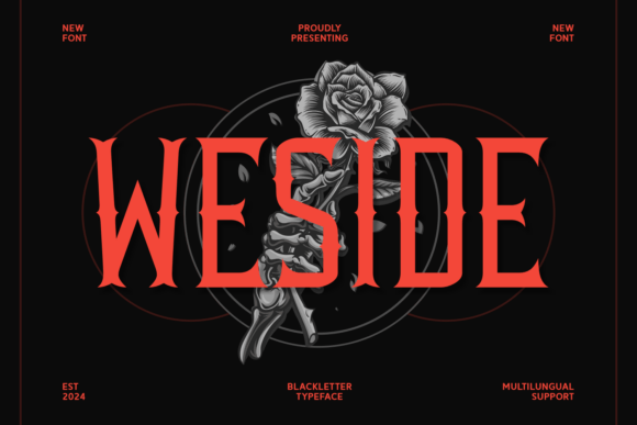 Weside Font Review: A Bold Blackletter for Modern Branding